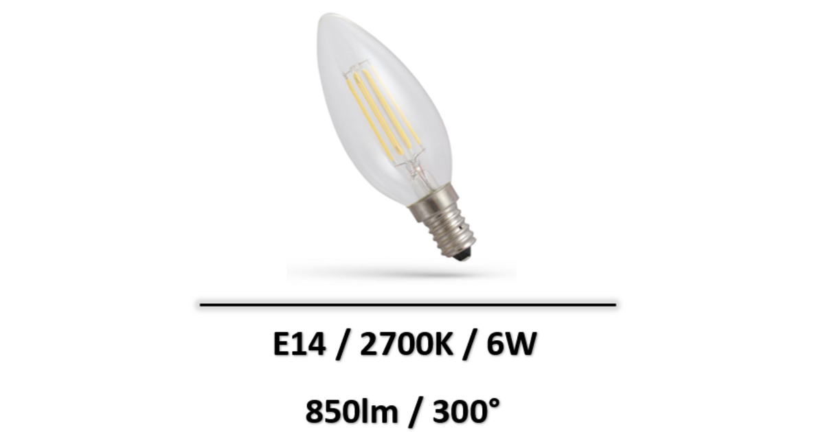Spectrum AMPOULE LED E14 6W 2700K Décorative WOJ14387 Ampoules — free download